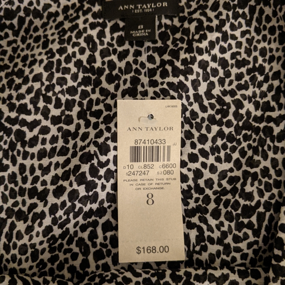 New Ann Taylor Silk Dress